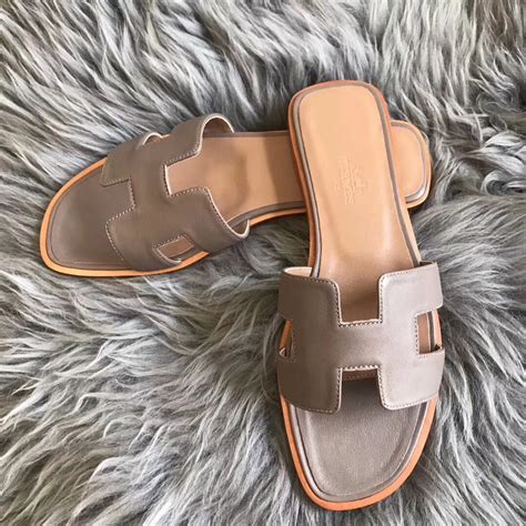 hermes oran taupe|oran shoes hermes.